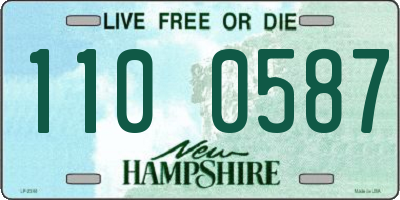 NH license plate 1100587