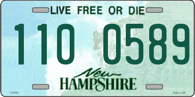 NH license plate 1100589