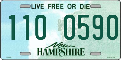 NH license plate 1100590