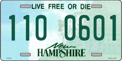 NH license plate 1100601