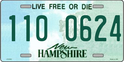 NH license plate 1100624