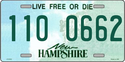 NH license plate 1100662