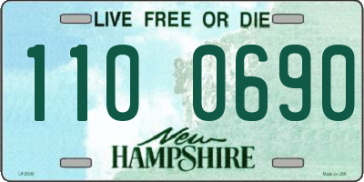NH license plate 1100690