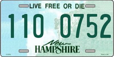 NH license plate 1100752