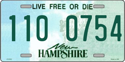 NH license plate 1100754