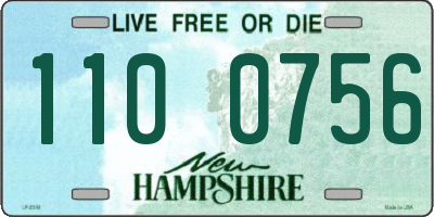 NH license plate 1100756