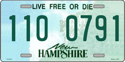 NH license plate 1100791