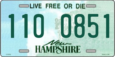 NH license plate 1100851