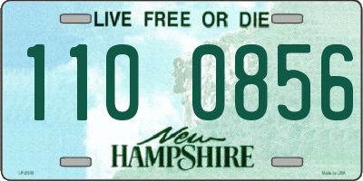 NH license plate 1100856