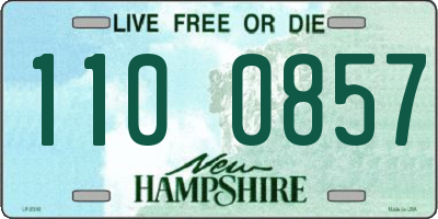 NH license plate 1100857