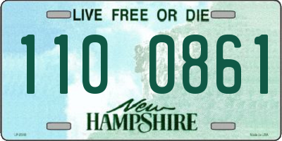 NH license plate 1100861