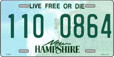 NH license plate 1100864