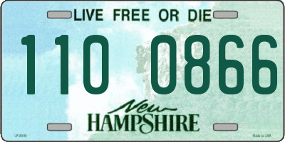 NH license plate 1100866