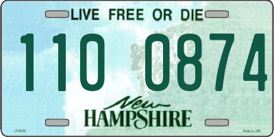 NH license plate 1100874