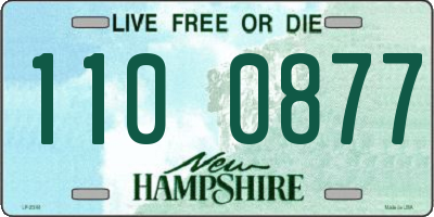 NH license plate 1100877