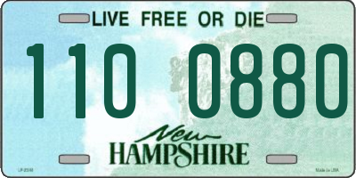 NH license plate 1100880