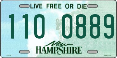 NH license plate 1100889