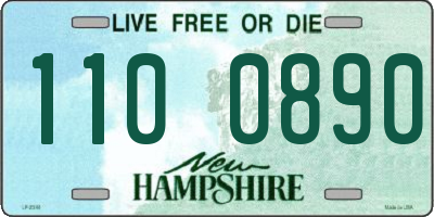 NH license plate 1100890