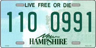 NH license plate 1100991