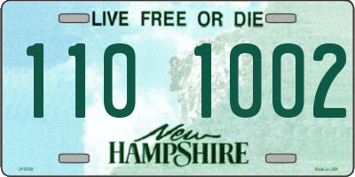 NH license plate 1101002
