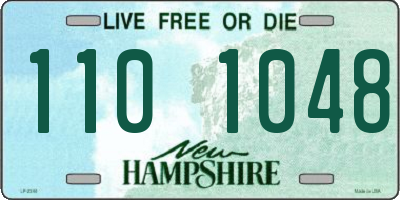 NH license plate 1101048