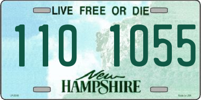 NH license plate 1101055