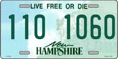 NH license plate 1101060