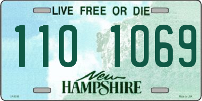 NH license plate 1101069