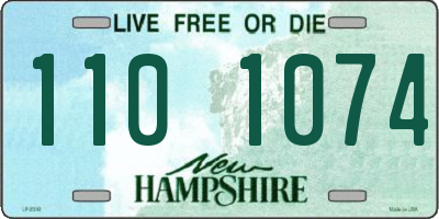 NH license plate 1101074