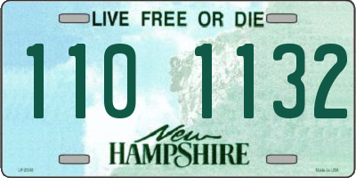 NH license plate 1101132