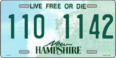 NH license plate 1101142
