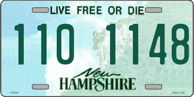NH license plate 1101148