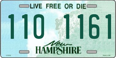 NH license plate 1101161