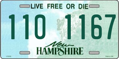 NH license plate 1101167