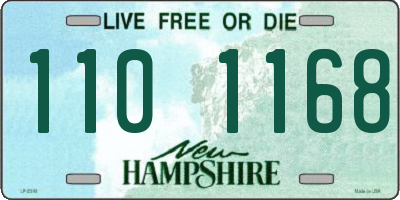 NH license plate 1101168