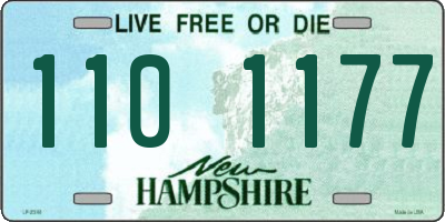 NH license plate 1101177