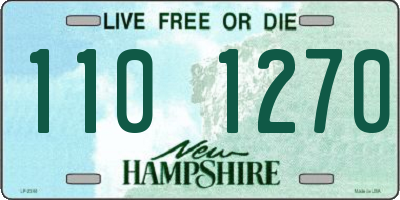 NH license plate 1101270