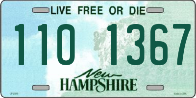 NH license plate 1101367