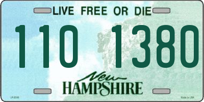 NH license plate 1101380