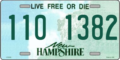 NH license plate 1101382