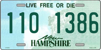 NH license plate 1101386