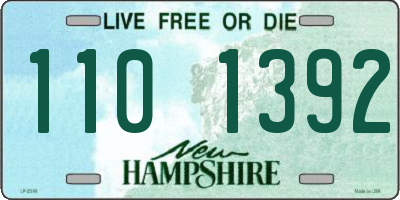 NH license plate 1101392