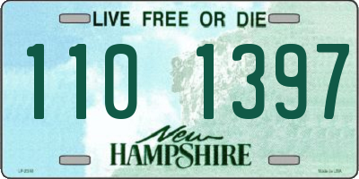 NH license plate 1101397