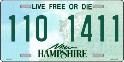NH license plate 1101411