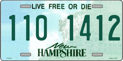 NH license plate 1101412