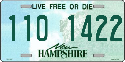 NH license plate 1101422