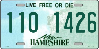 NH license plate 1101426