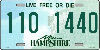 NH license plate 1101440