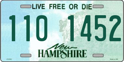NH license plate 1101452