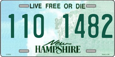 NH license plate 1101482